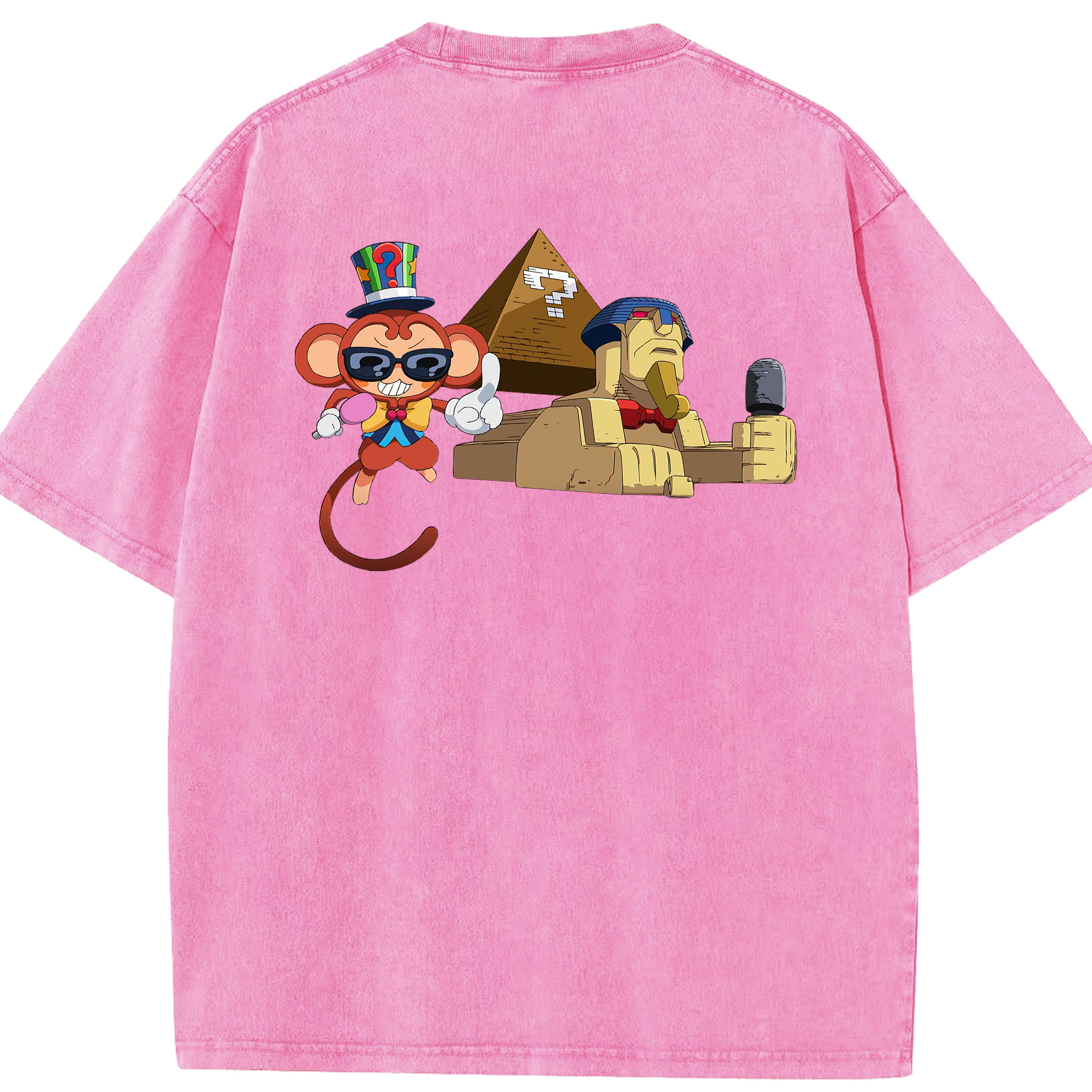 （画像用） 遊☆戯☆王 Yu-Gi-Oh! 綿100% ヴィンテージ風 半袖Tシャツ（背面プリント）